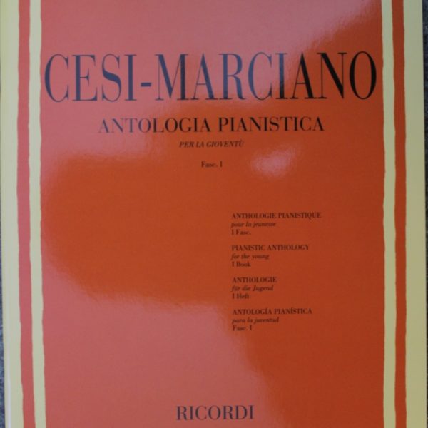 CESI MARCIANO antologìa pianistica per la gioventù fascicolo 5 editore Ricordi 